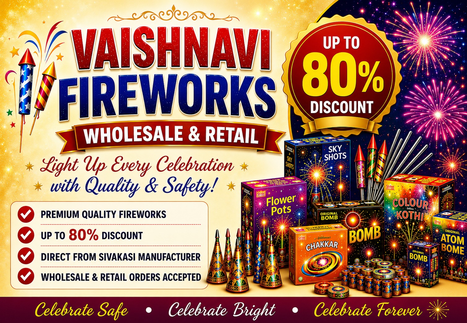 Vaishnavi Crackers Products